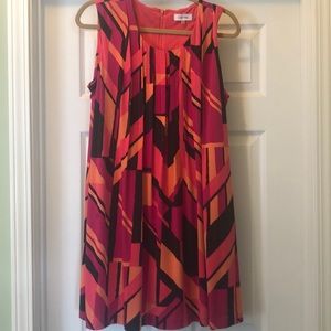 Calvin Klein sleeveless lined dress.